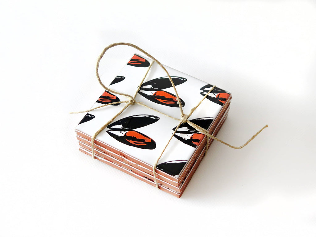 Sous-verres en céramique Moules design