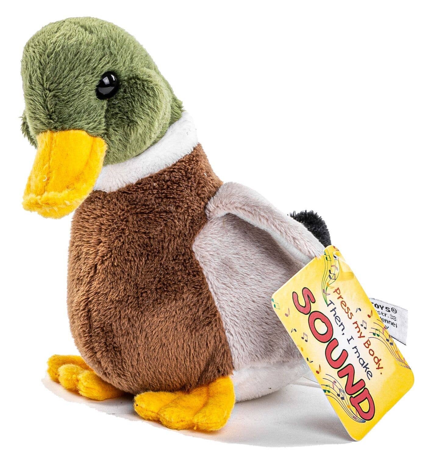 Peluche Canard Colvert avec Son