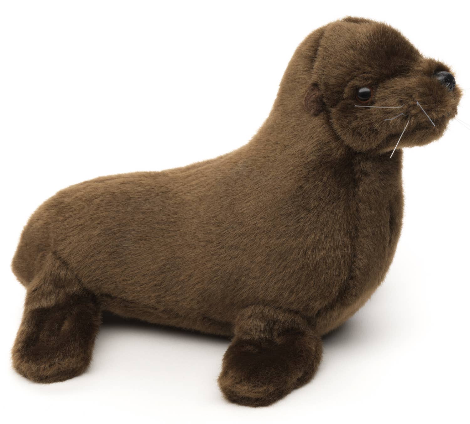 Lion de mer brun - 22 cm (longueur) - peluche Uni Toys
