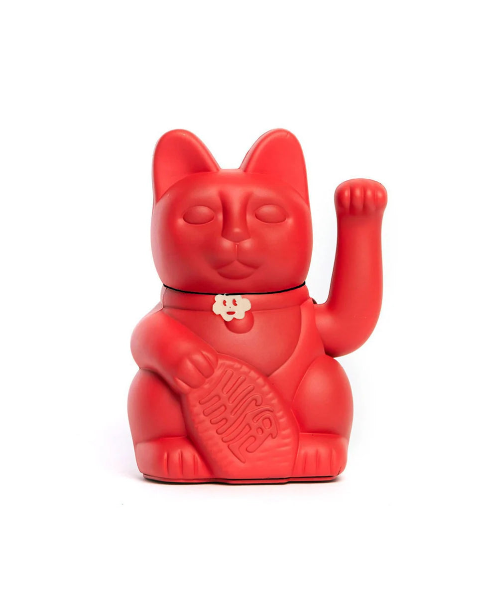 Chat Chanceux Rouge Fraise