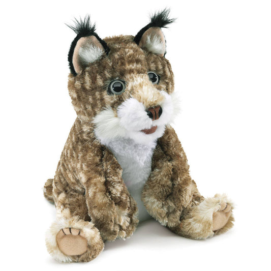 Marionnette à mano Lynx Baby 3158/ Gatoon Bobcat Folkmanis realista