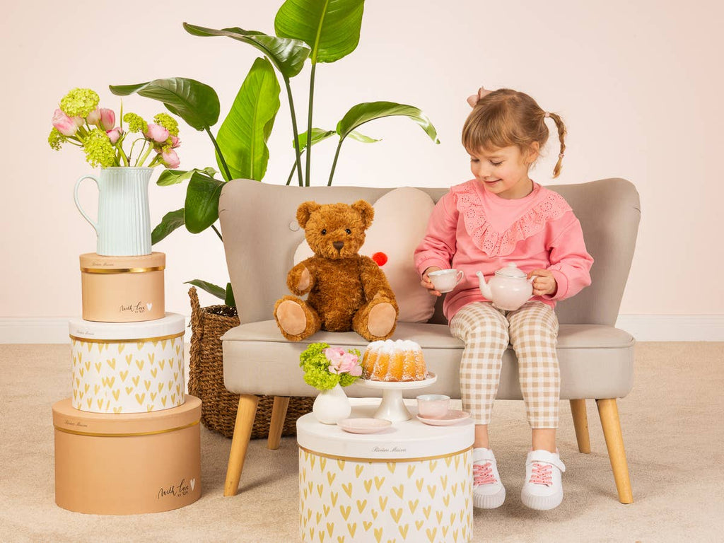 Peluche Teddy Classique Marron avec 5 Articulations – 37 cm - Teddy Hermann