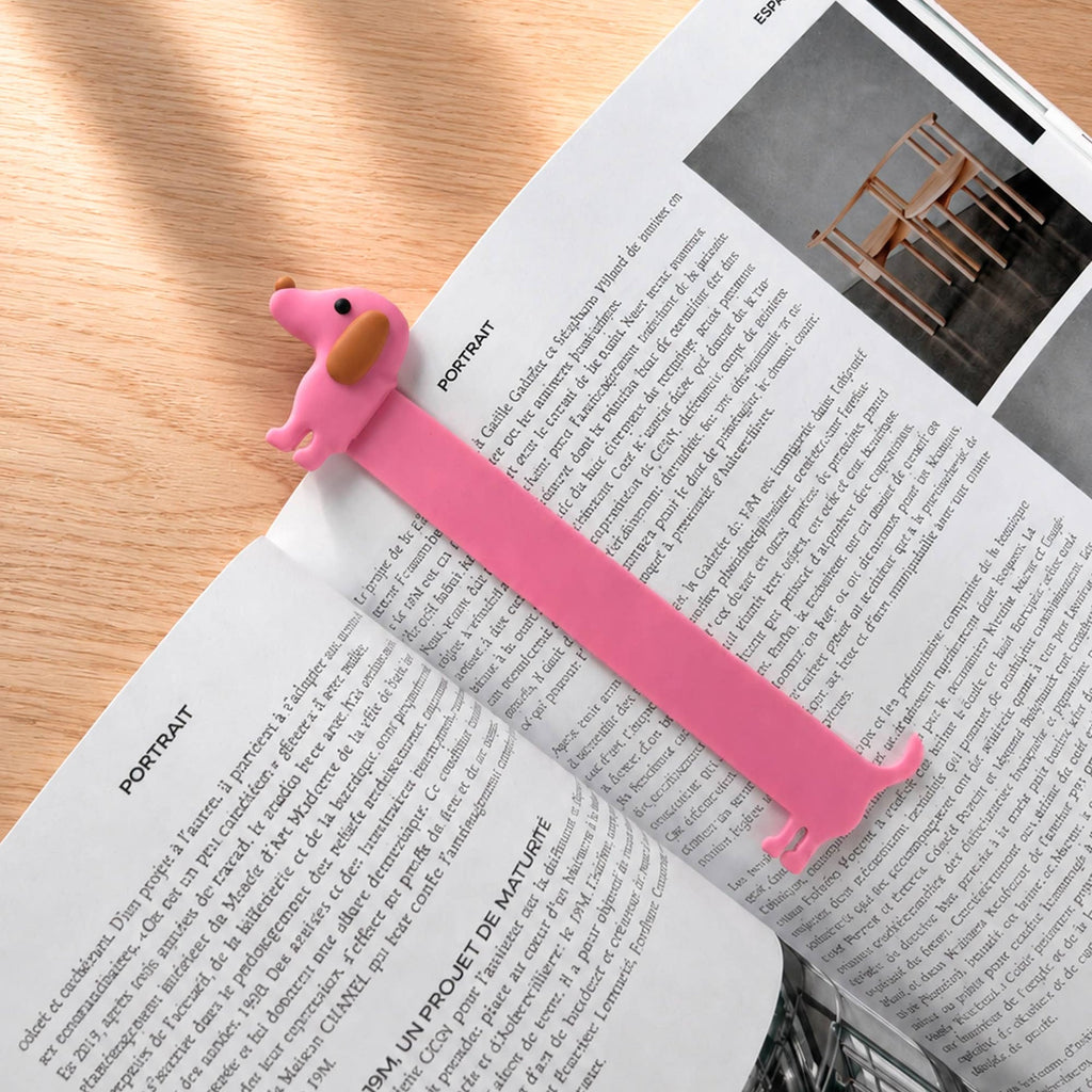 Pink Dachshund Bookmark
