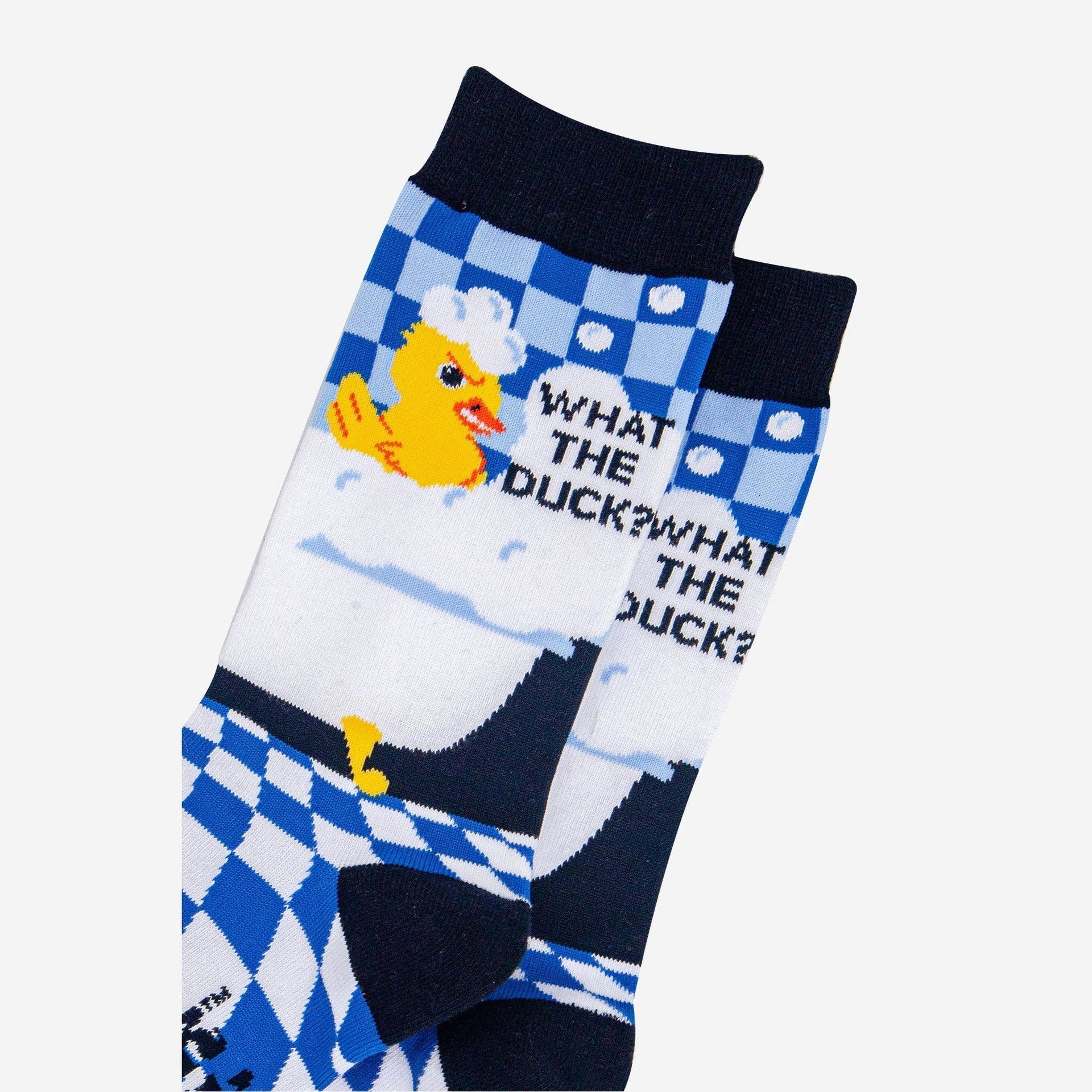 Chaussettes Bleues Canard “What the Duck?”