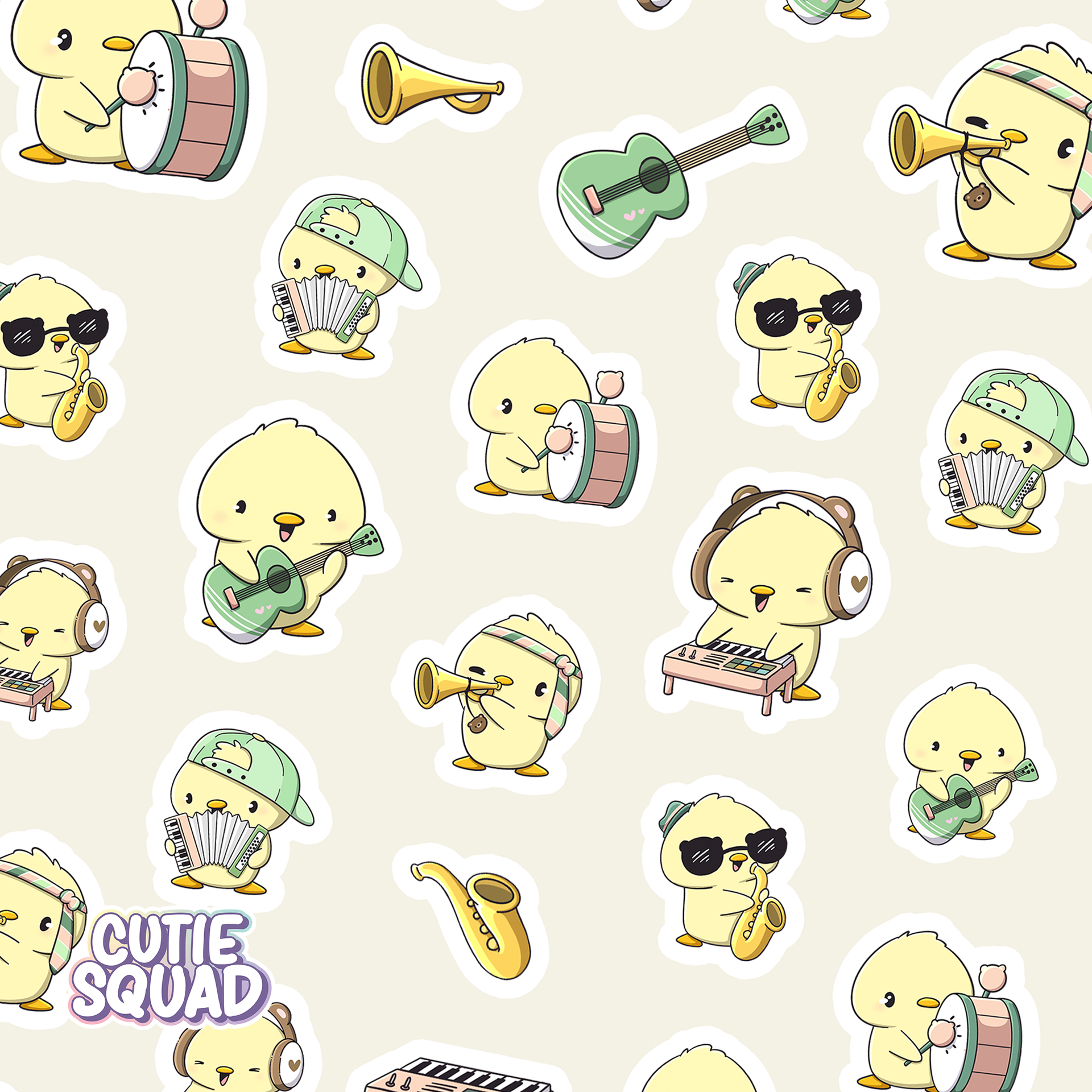 Planches d'autocollants Le groupe de Gary
