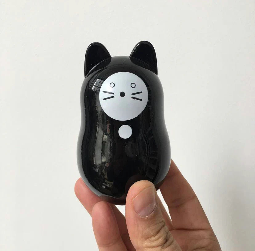 Chat Daruma Noir “Bonne Santé”