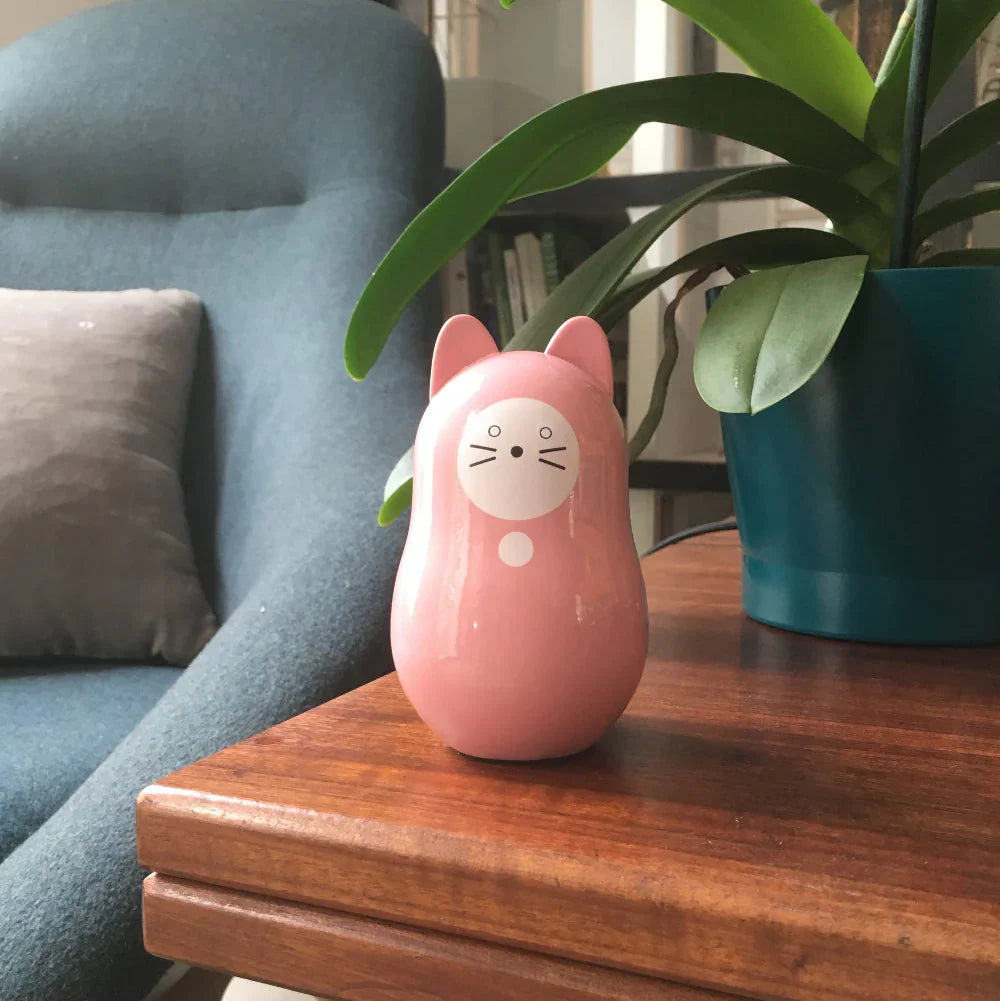Chat Daruma Rose “Amour”