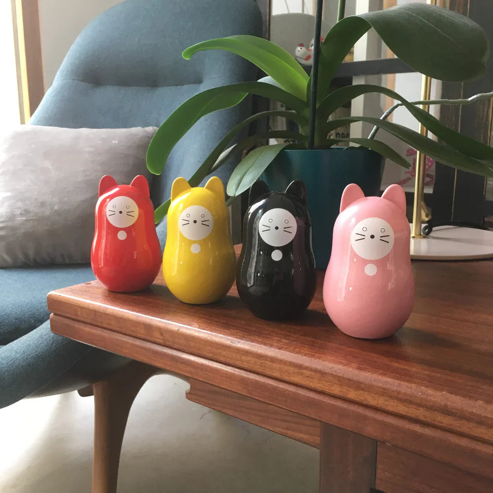Chat Daruma Rouge “Chance”