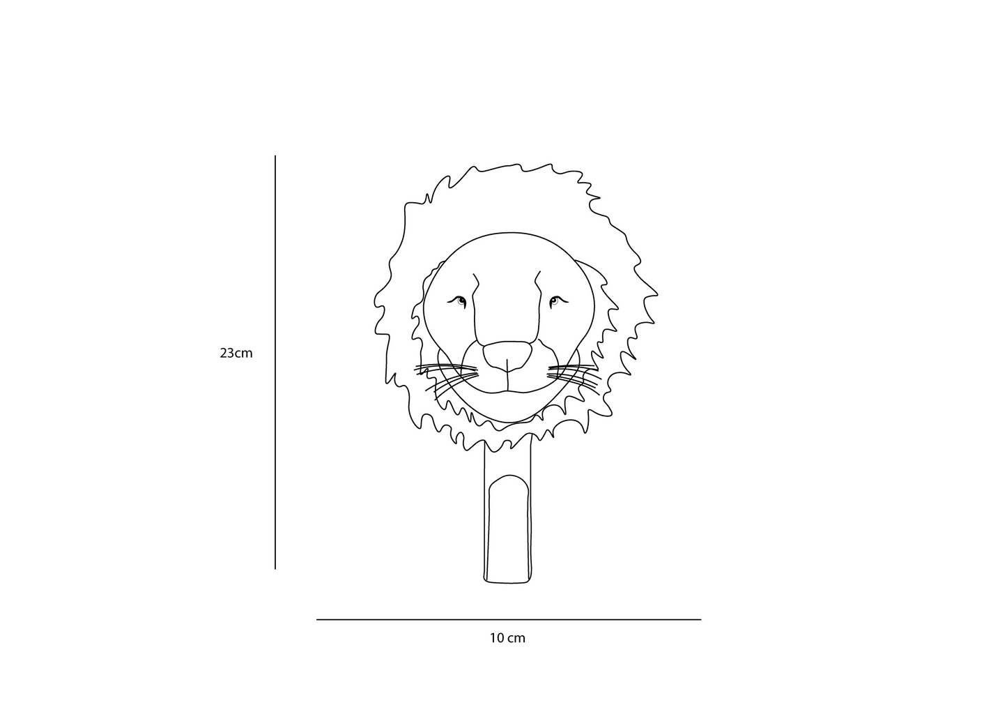 Porte-manteau Peluche Lion - Wild & Soft