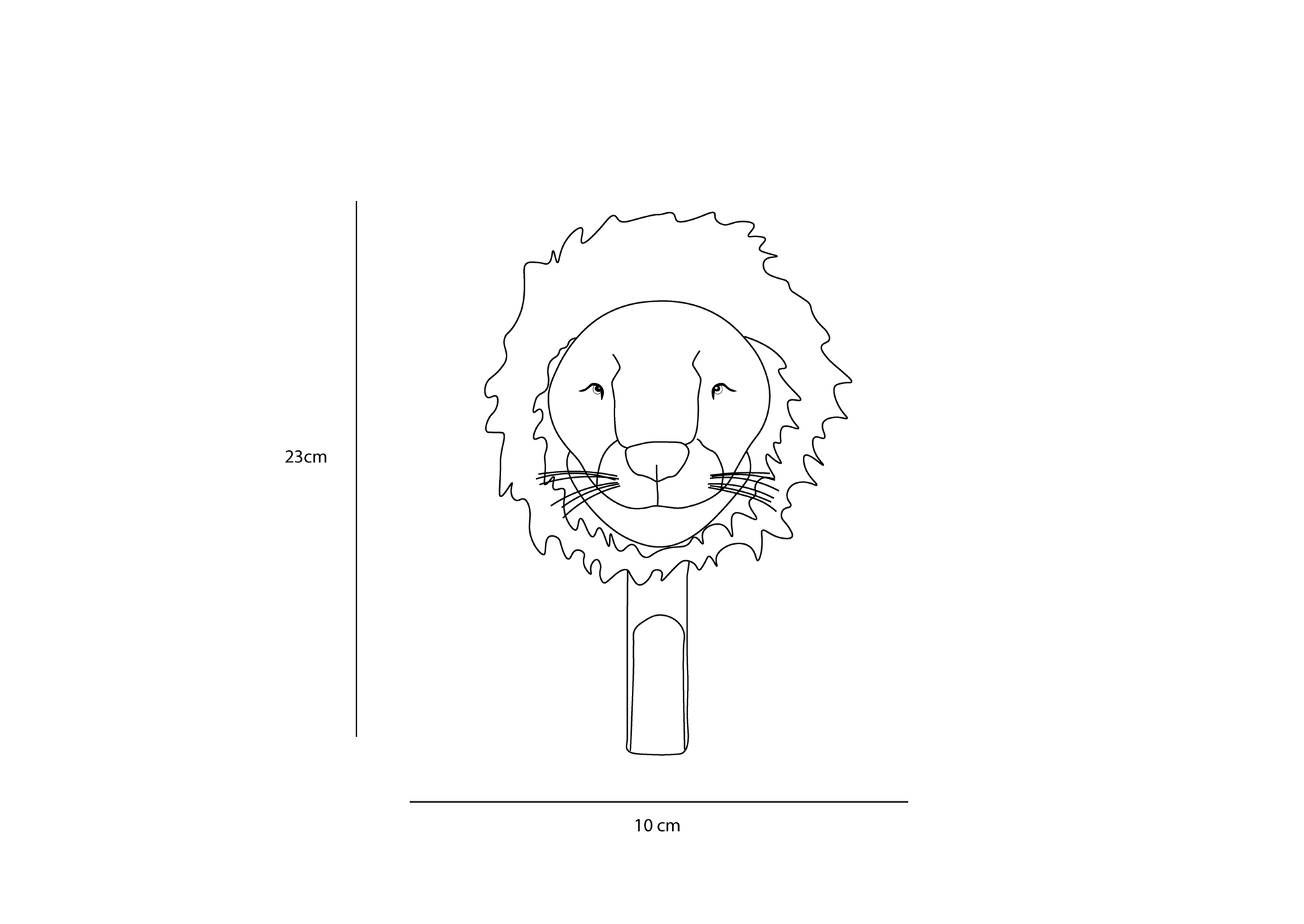 Porte-manteau Peluche Lion - Wild & Soft