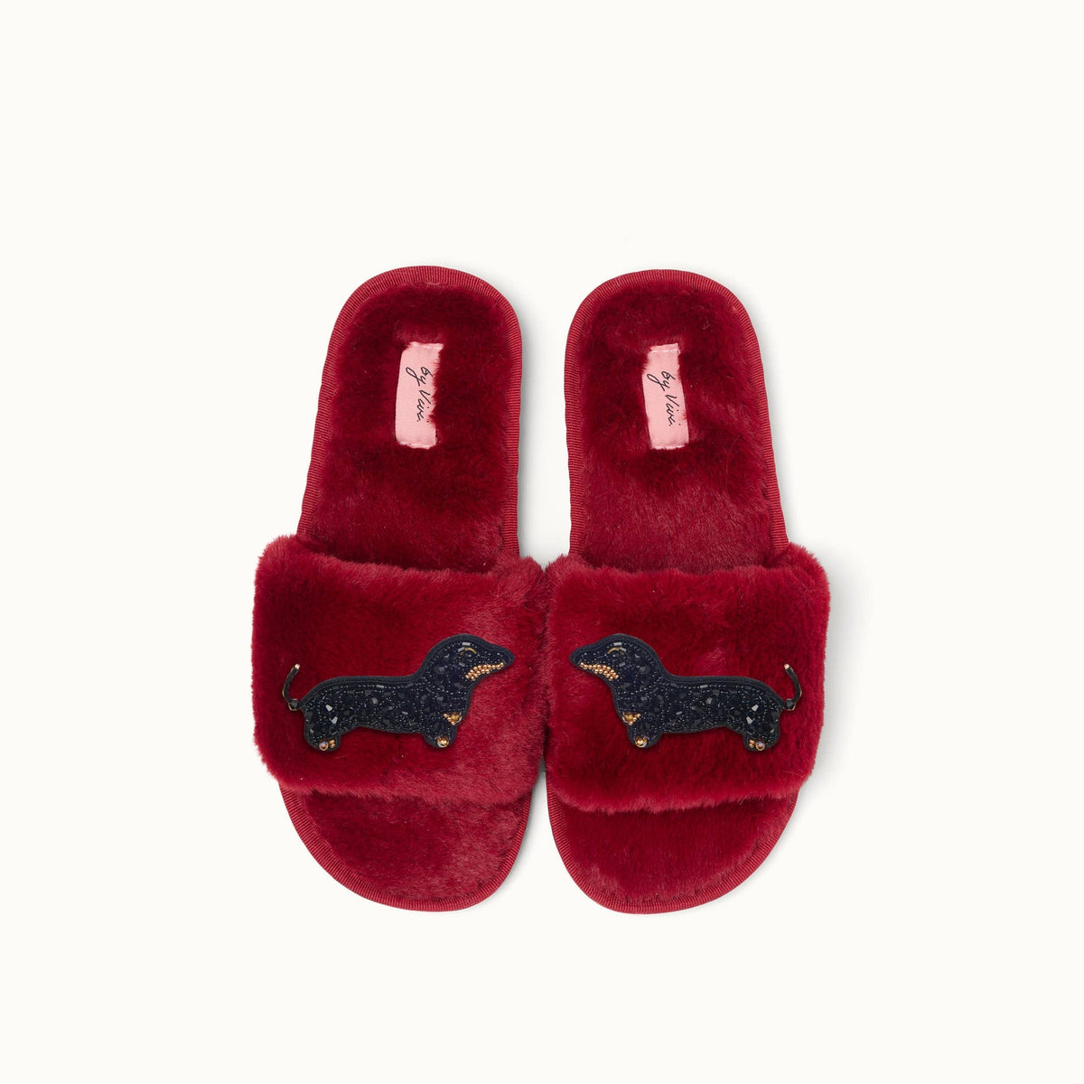 Paire de broches pour Chaussons - Teckel