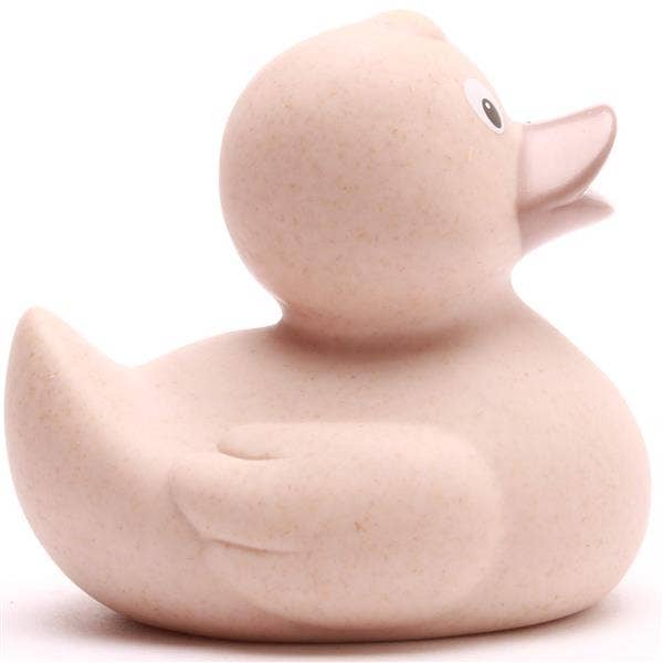 Umweltfreundliche Badeente Carol – ocker