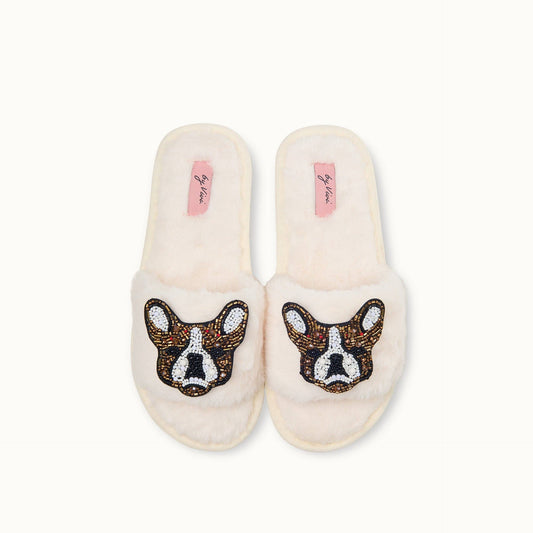 Paire de broches pour Chaussons - Bouledogue français