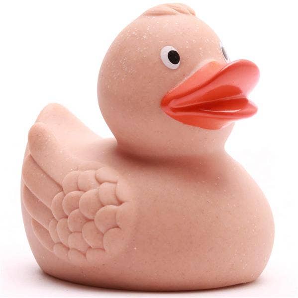 Canard de bain en blé - rose - canard en caoutchouc