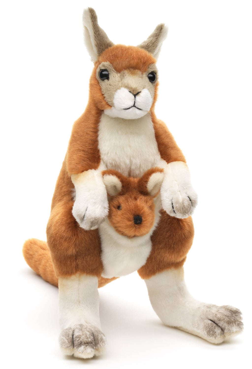 Peluche Kangourou avec Bébé Uni Toys