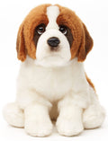 Saint Bernard assis - 25 cm (hauteur) - peluche Uni Toys