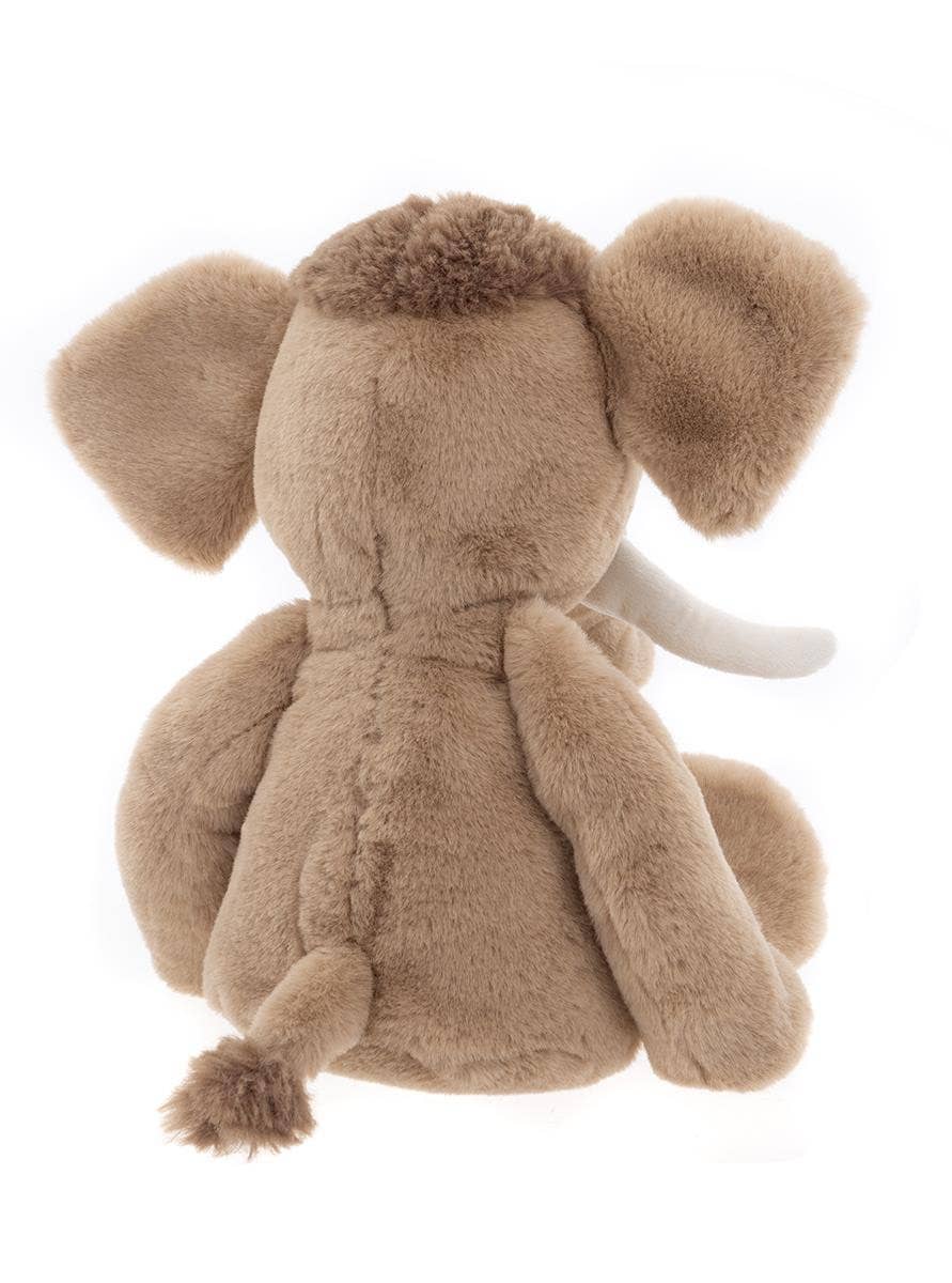 Bear & Me Wally the Mammoth Plush Toy, Oat Brown