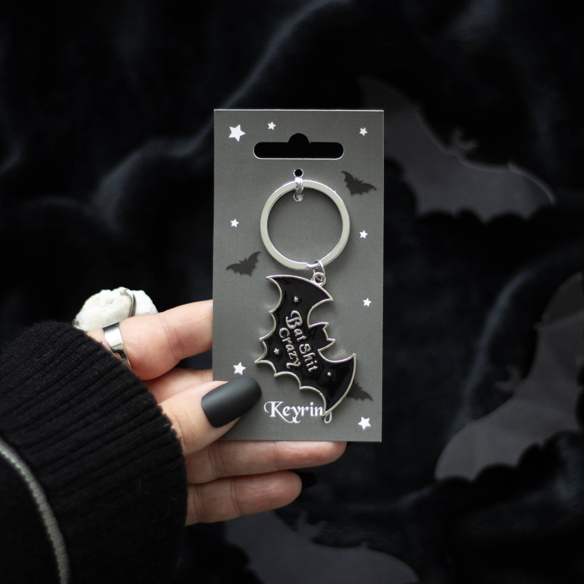 Porte-Clés Chauve-Souris "Bat Shit Crazy"