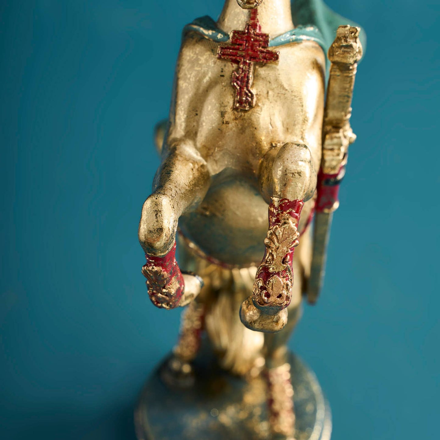 Chandelier Cheval de Cirque, Or, 17,5 x 9,5 x 36,5 cm