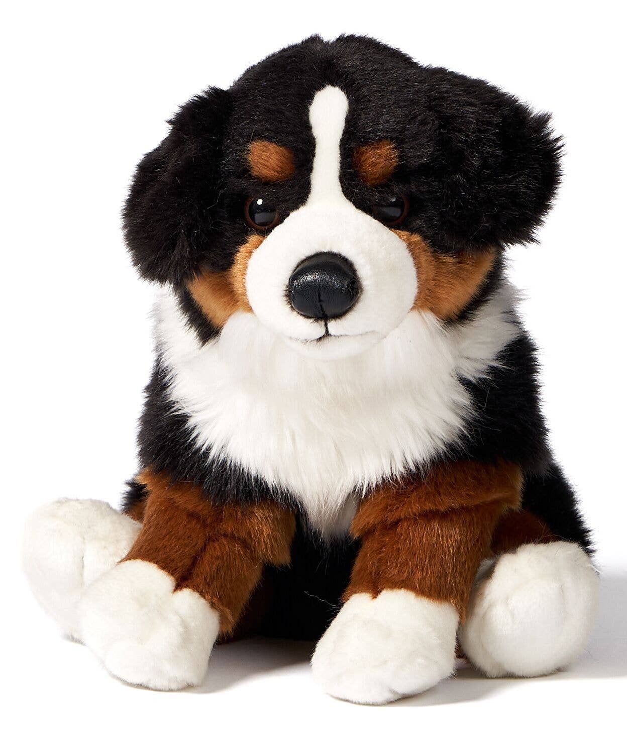 Peluche Bouvier bernois, assis