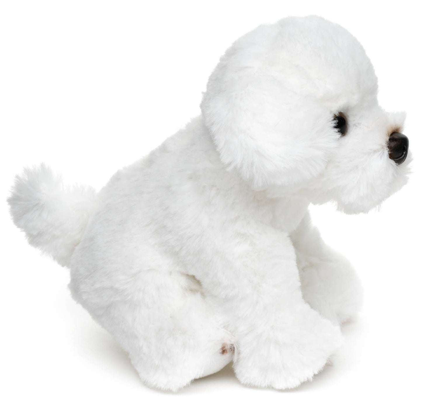 Malteser Bichon Plüschtier sitzend