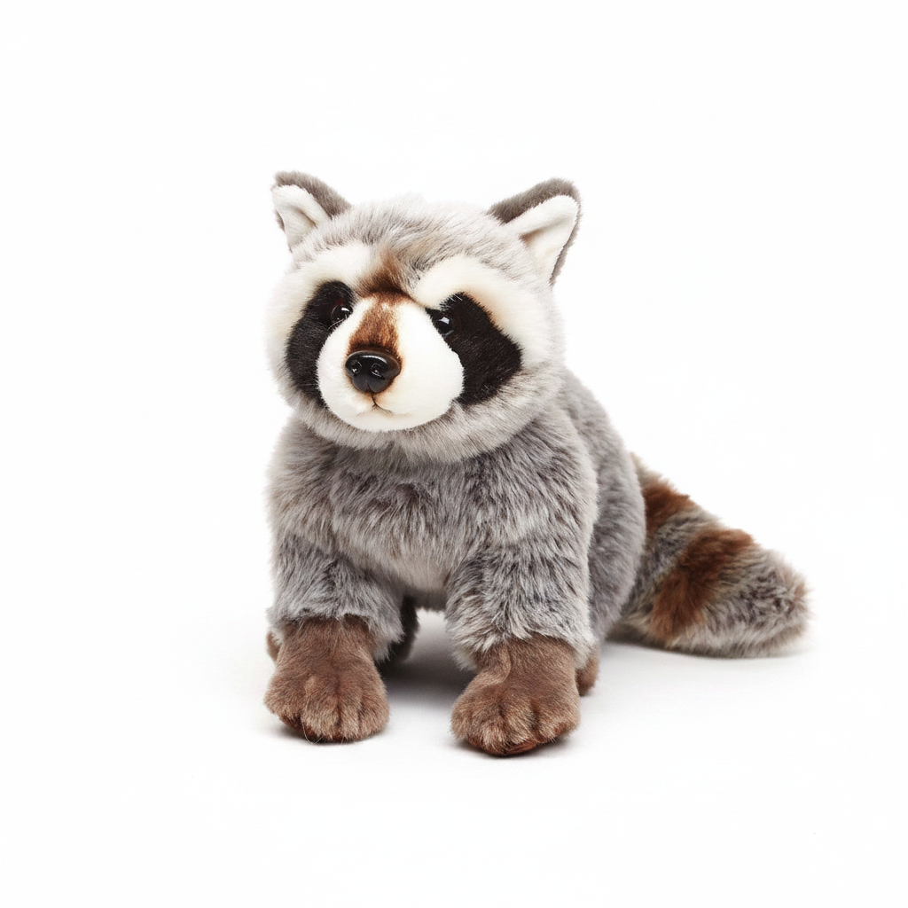 Peluche Raton laveur, assis Uni Toys
