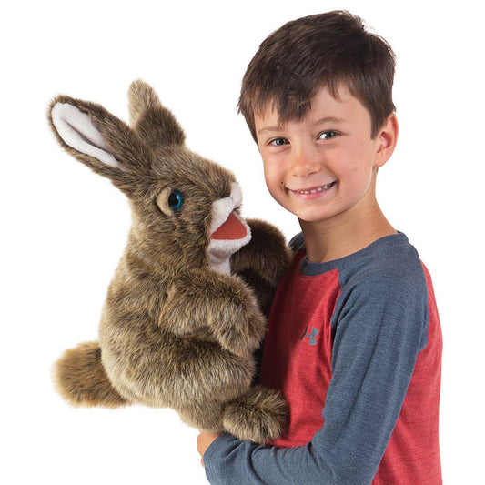 Marionnette à mano Hase3164/Lièvre Folkmanis realista