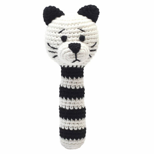 Hochet - Chat blanc