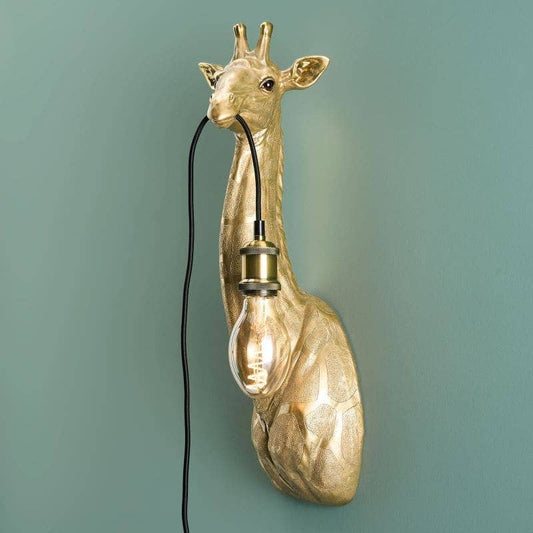 Applique murale Giraffe Lucie, or