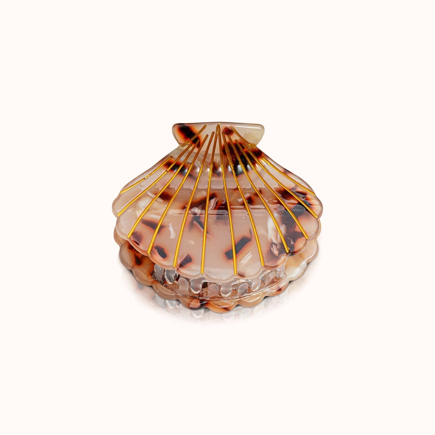 Pince à cheveux Coquillage Vanille