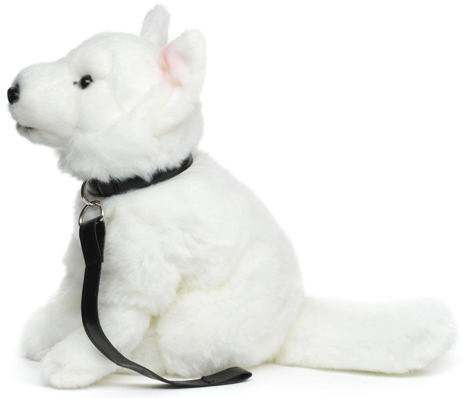 Peluche Chiot berger suisse assis avec laisse Uni Toys