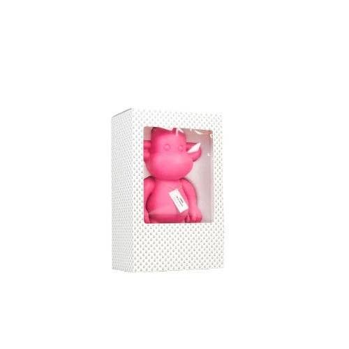 Ornament - Monkey Figurine 'The Legend' - Poly resin - Pink - 20.5x13.5x35cm