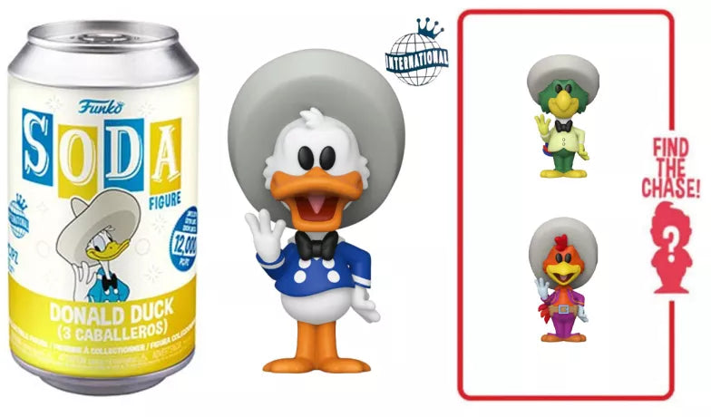 vinyl soda donald duck 3 caballeros 