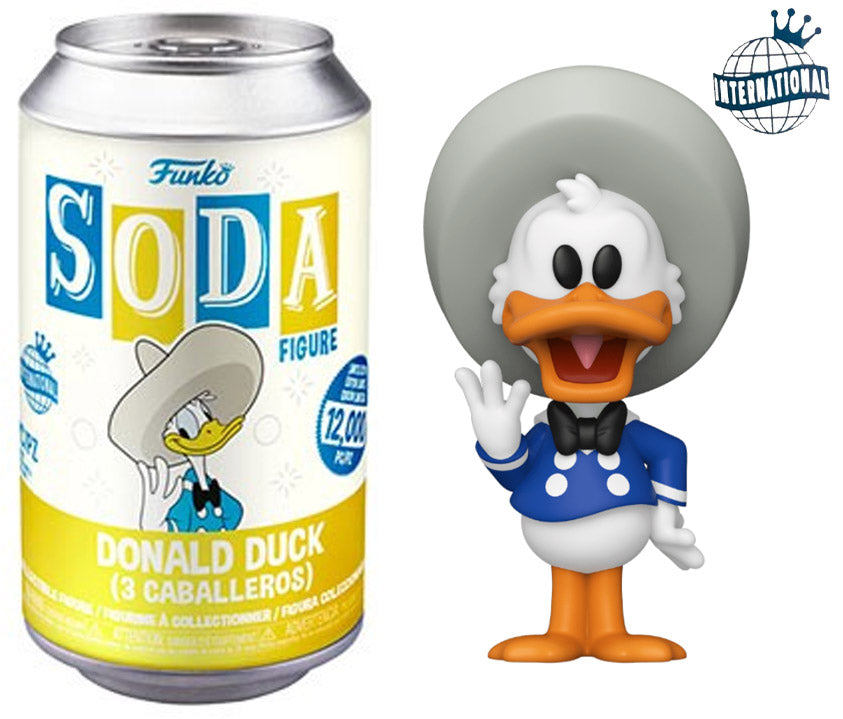 vinyl soda donald duck 3 caballeros 