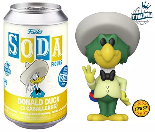 vinyl soda donald duck 3 caballeros 