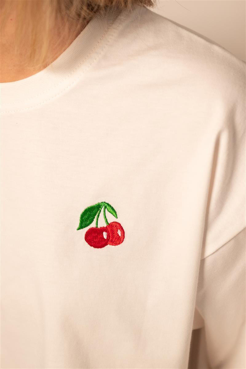 T-shirt oversize Cerise – vue produit 3