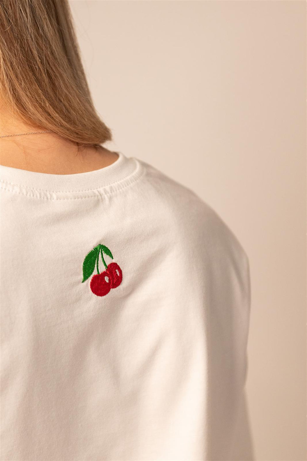 T-shirt oversize Cerise – vue produit 2