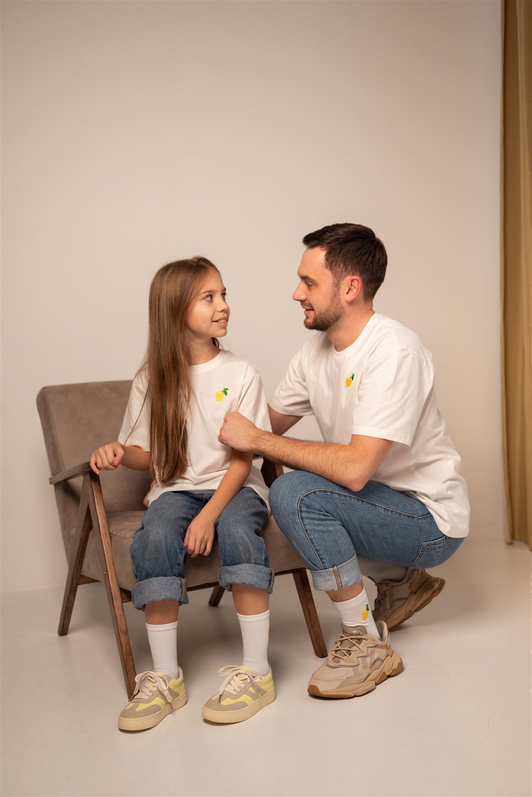 T-shirt oversize Citron – vue produit 3