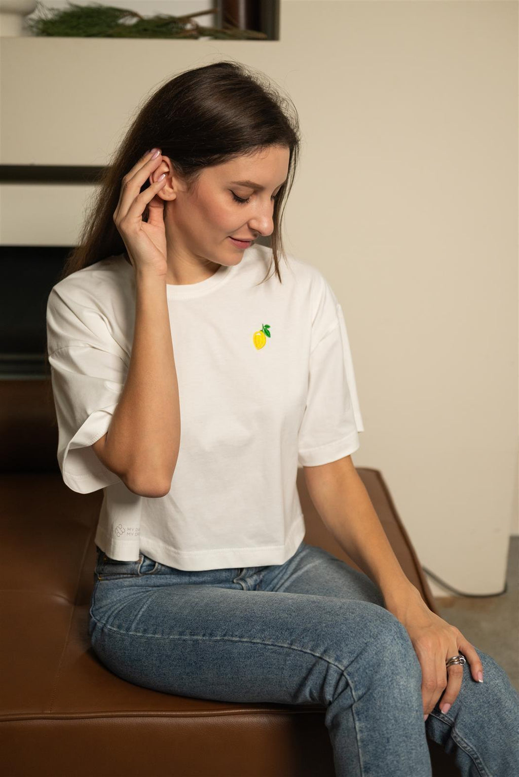 T-shirt court Citron – vue produit 2