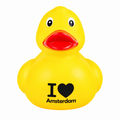 Canard « I LOVE Amsterdam » Dutch Ducky – coloris jaune – vue 1