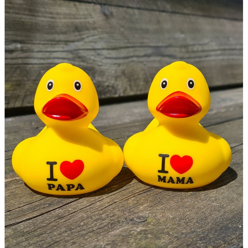 Canard "I ❤️ Papa" - Dutch Ducky - vue 2