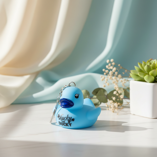 Porte-Clés Canard Bleu Lucky Ducky