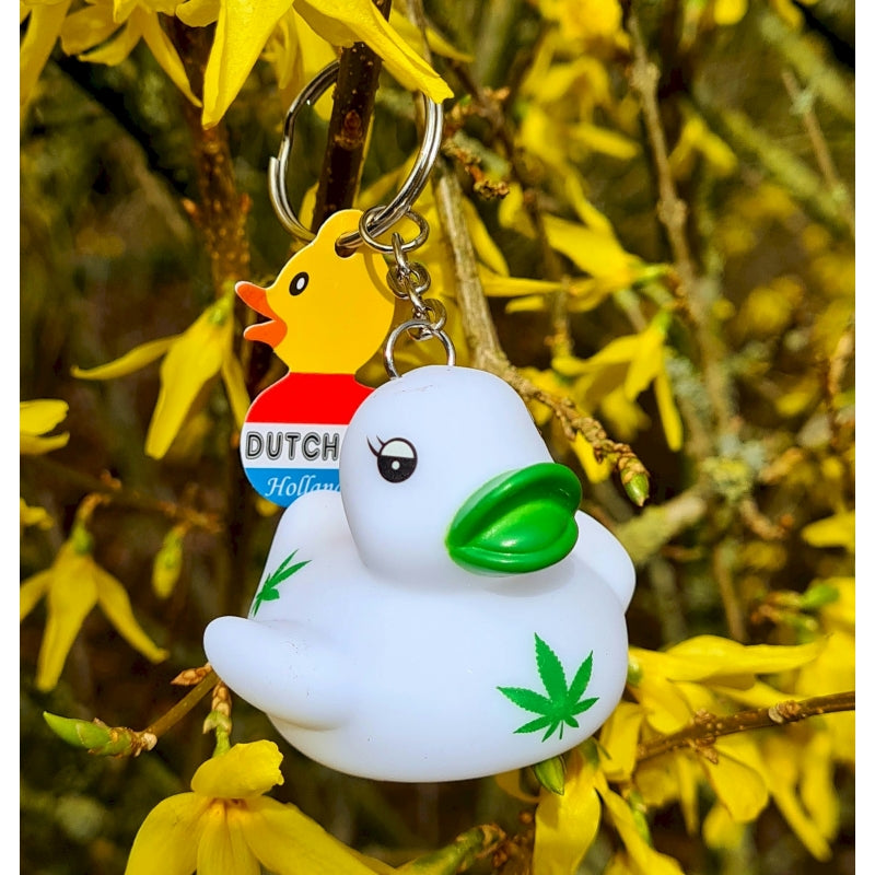 Porte-clés Canard Cannabis