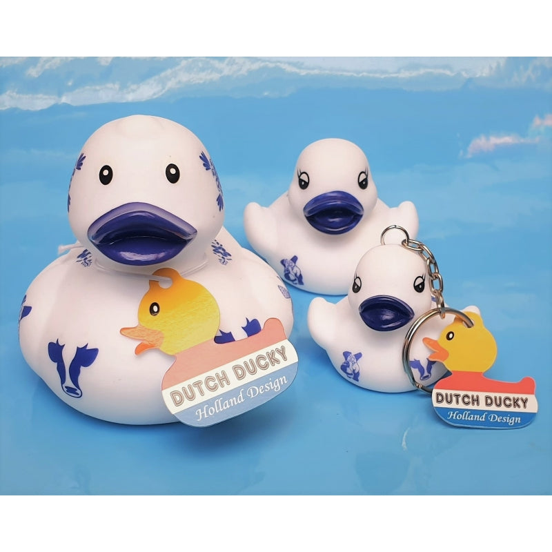 Porte-clés canard Dutch Ducky à décor bleu de Delft – vue 5