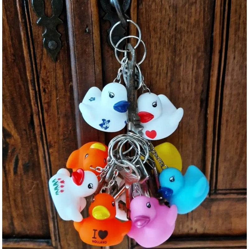 Porte-clés canard Dutch Ducky à décor bleu de Delft – vue 8