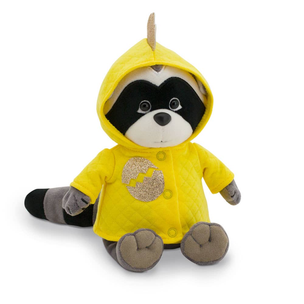 Daisy le raton laveur en peluche : poussin - 20 cm - 0+