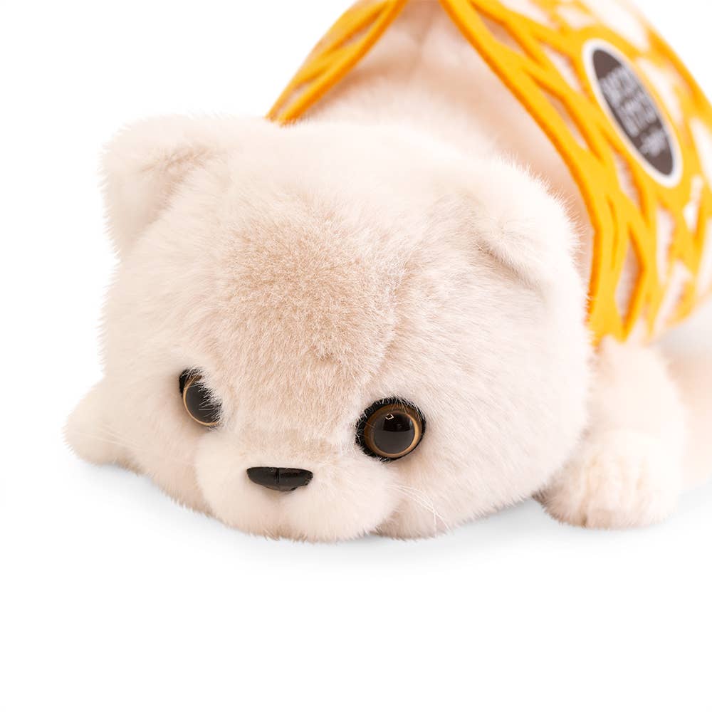 Peluche Milo & Millie, Milo le chat blanc (35 cm) - 0+