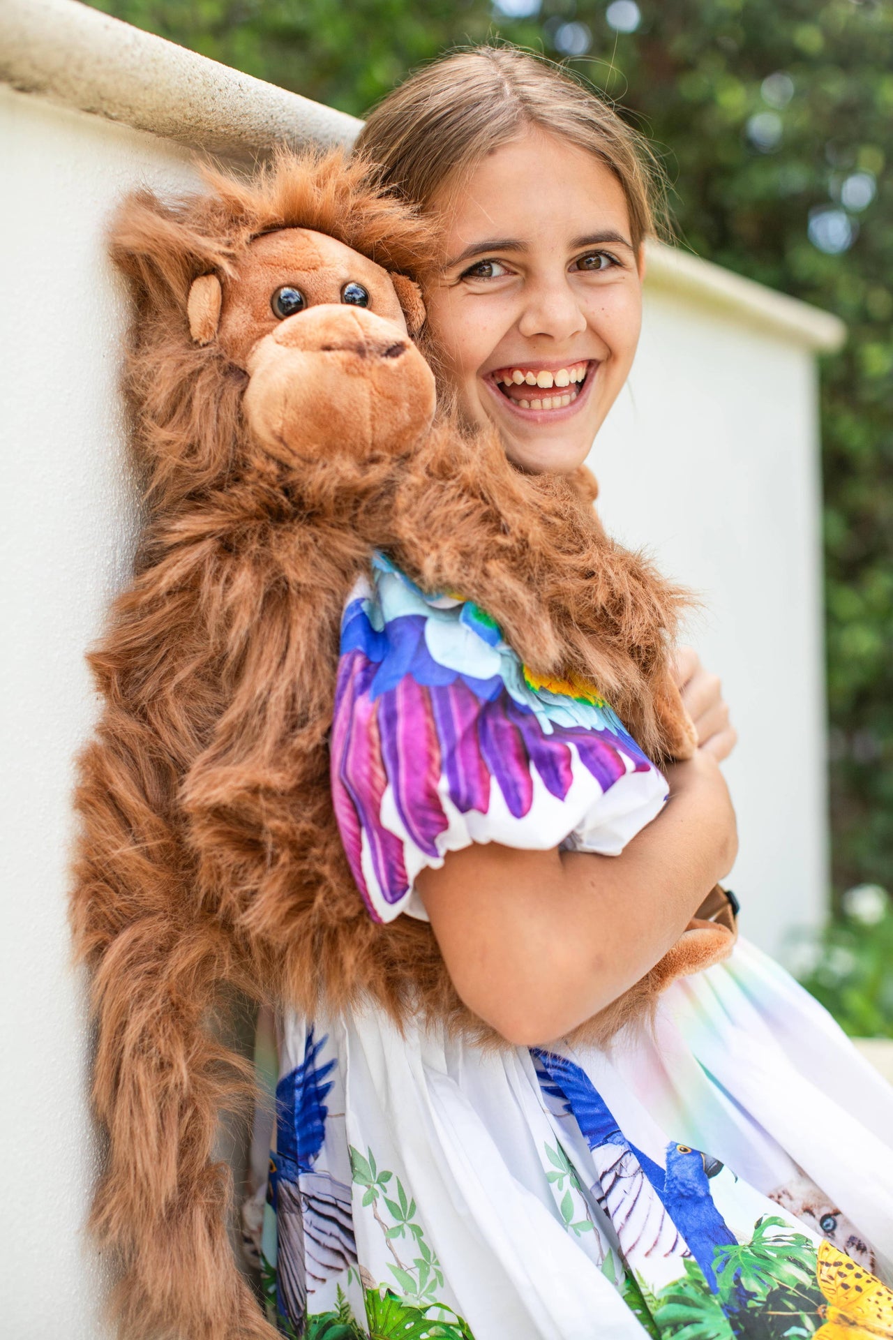 Sac à dos Peluche enfant Singe