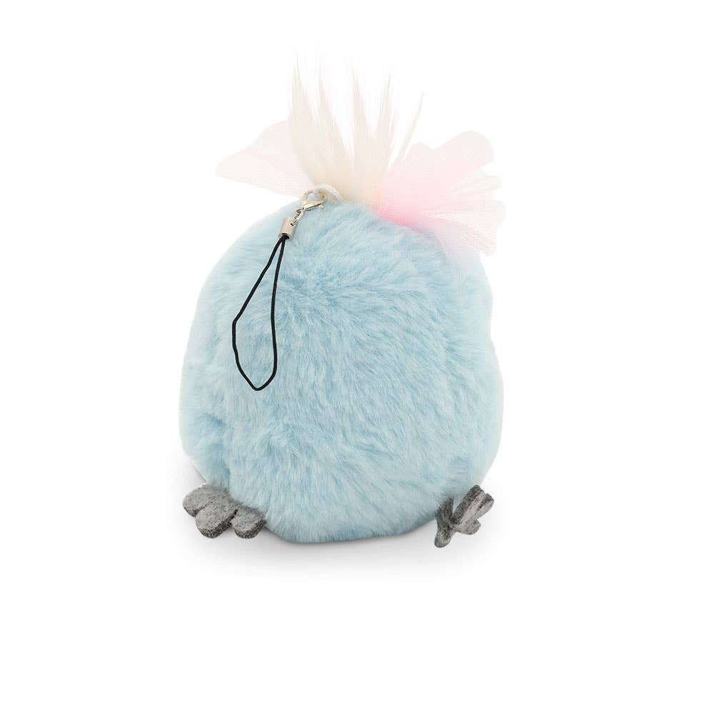Pendentif en Peluche Whozie avec Nœud, 8 cm
