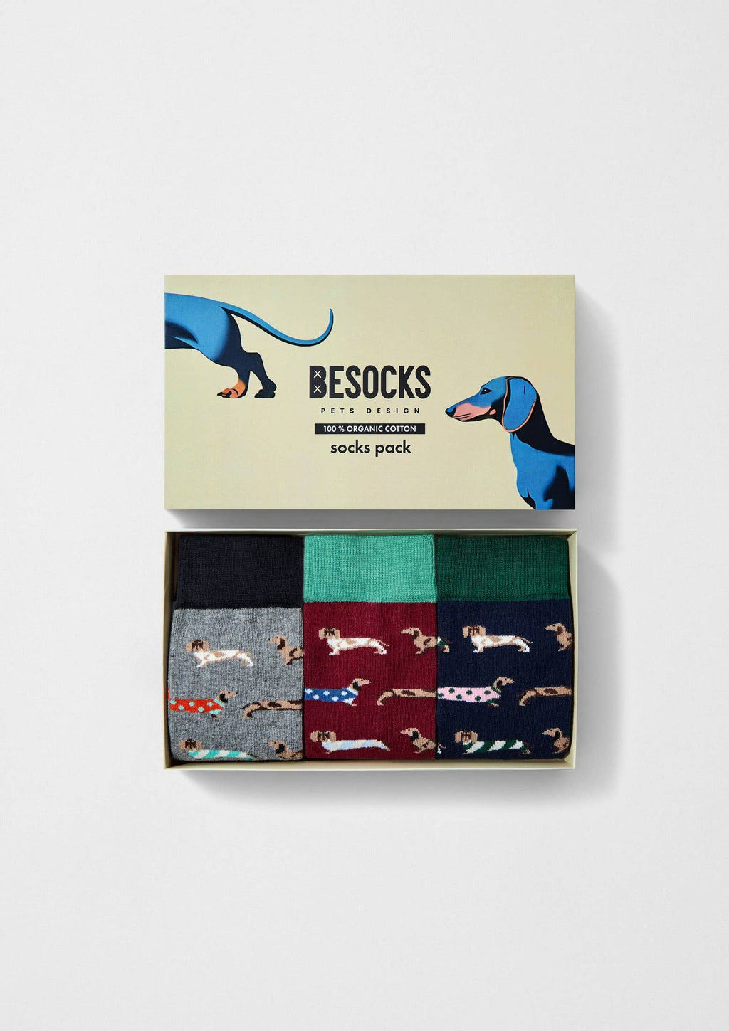 Pack de chaussettes Pets - 100 % coton biologique: Multicolor / 36-40